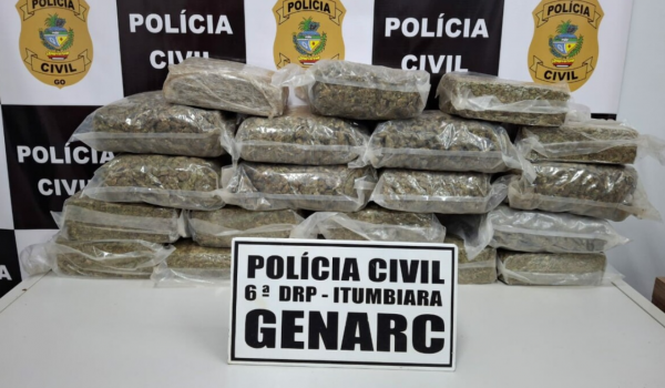 Polícia Civil apreende meio bilhão em drogas durante operação em Itumbiara