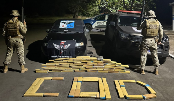COD apreende 100 kg de maconha e prende dois traficantes durante operação em Goiás