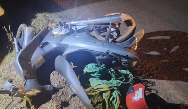 Motociclista perde a vida após ser atingido por caminhonete que fugiu sem prestar socorro