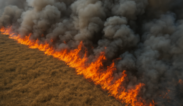 Risco extremo de incêndios em Goiás: 344 mil hectares já queimados e Rio Verde entra em alerta máximo