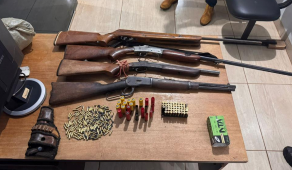 Polícia Militar e Conselho Tutelar apreendem armas de fogo na zona rural de Montividiu