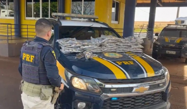 PRF apreende 31 quilos de haxixe na BR-153