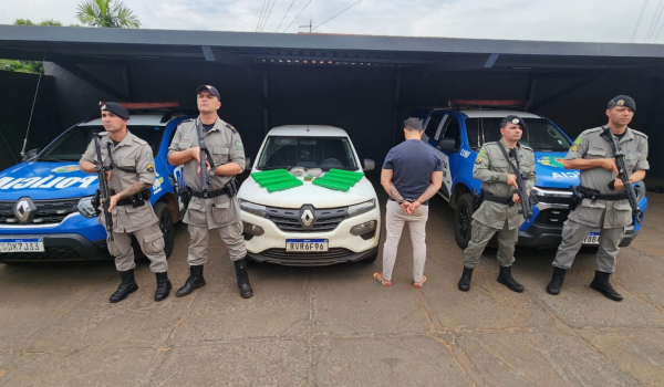 Polícia Militar apreende mais de 10 kg de maconha em operação integrada na GO-162