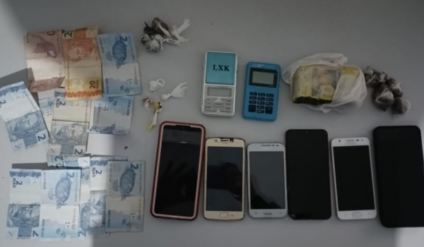 Polícia Militar de Montividiu desarticula ponto de tráfico e apreende drogas e objetos de procedência duvidosa