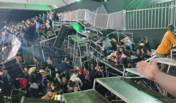 Desabamento de arquibancada em rodeio fere 60 pessoas e força cancelamento da Expo Eldorado