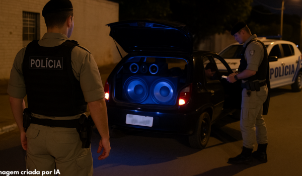 Polícia Militar apreende veículo por som alto e perturbação do sossego em Rio Verde