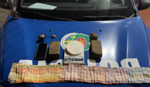 Polícia Militar prende homem por tráfico de drogas em Maurilândia 