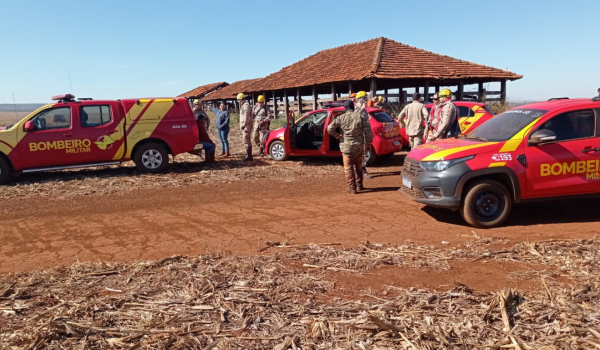 Corpo de Bombeiros localiza criança desaparecida desde sábado, (09/08) na zona rural de Goiatuba