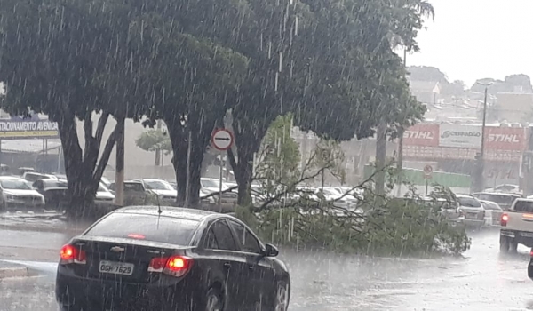 Fortes chuvas afetam abastecimento de água em Rio Verde