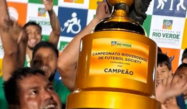 Campeonato rio-verdense de futebol society chega ao fim com vitória da Associação Atlética Comigo