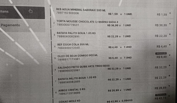 Funcionário e ex-colaboradora são presas por passar compra de mercado por apenas R$ 19 no Solar do Ataídes, em Rio Verde