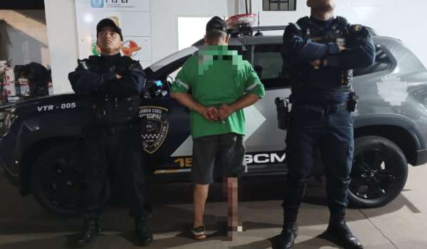 GCM prende homem por ameaçar crianças em via pública no Portal do Sol, em Rio Verde