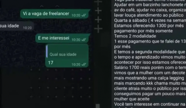Hamburgueria é denunciada por exigir roupas provocantes à candidata de 17 anos a vaga de emprego