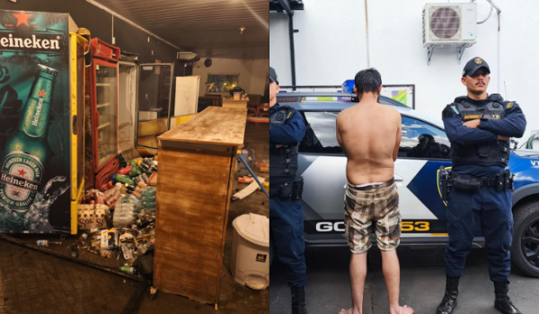 Homem expulso por confusão em comércio retorna ao local e causa prejuízo de R$ 30 mil, em Rio Verde