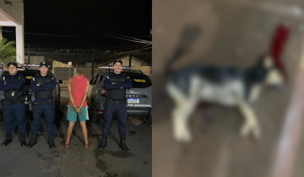 Homem é preso por esfaquear e mat4r cachorro na Vila Amália, em Rio Verde