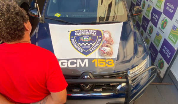 Homem que furtou picanha em supermercado é preso no Setor Pauzanes, em Rio Verde