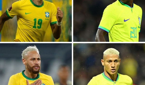 Em seu primeiro jogo, Tite escala 4 atacantes: Neymar, Vini Junior, Raphinha e Richarlison