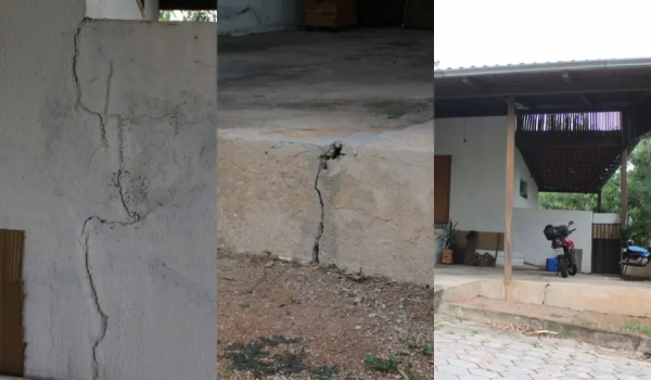 Erosão ameaça condomínio autuado pela Amma, em Goiânia; MP apura caso