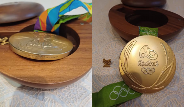 MEDALHA DE OURO DAS OLIMPÍADAS RIO-2016 DO FUTEBOL MASCULINO É VENDIDA POR R$ 170 MIL