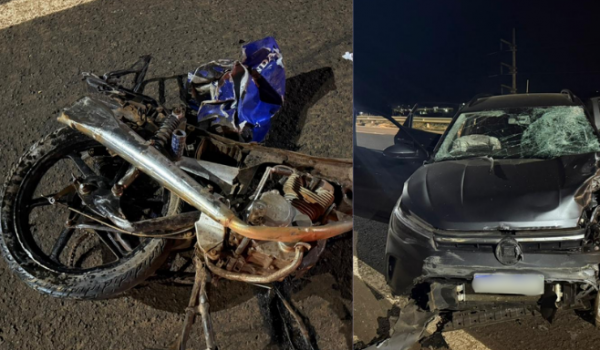 Motociclista morre em grave colisão frontal na BR-060, em Acreúna