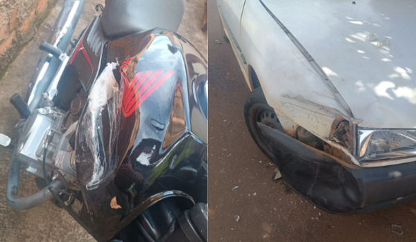Motociclista sem CNH e com sinais de embriaguez fica ferido após bater em carro estacionado no Jardim Helena