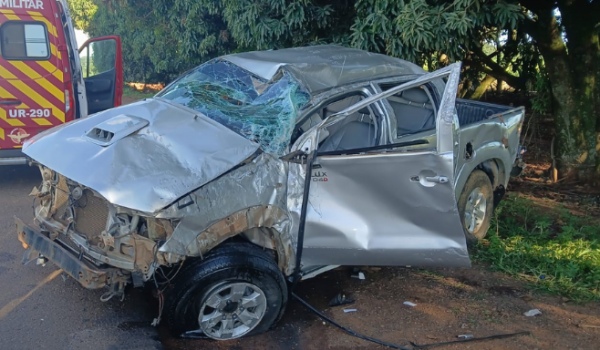 Motorista morre após capotamento na BR-060, em Rio Verde