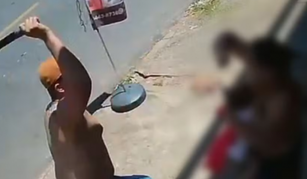 Mulher é atacada com facão pelo companheiro enquanto segurava bebê de 4 meses em Aparecida de Goiânia