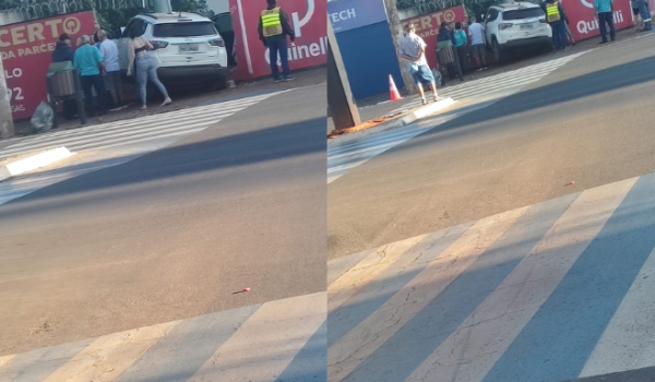 Mulher perde controle de veículo e colide em muro na av. Presidente Vargas, em Rio Verde