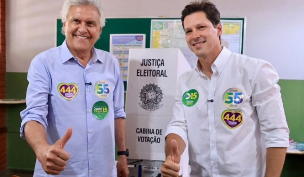 Número 55 de Caiado aparece entre os mais digitados em votos anulados no 2º turno