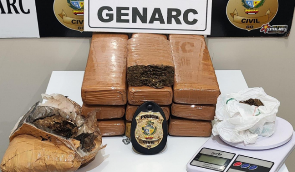 PC prende foragido da Justiça com grande quantidade de drogas em Rio Verde