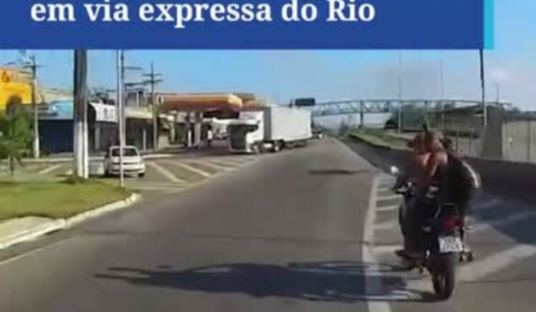 Perseguição policial termina em acidente e prisão na BR-040, no RJ