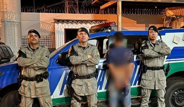 PM prende homem suspeito de arrombar e furtar residência em Rio Verde