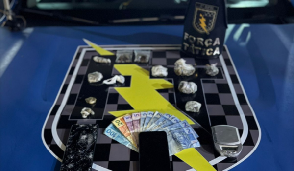 PM prende suspeito de tráfico e associação criminosa na Vila Borges, em Rio Verde