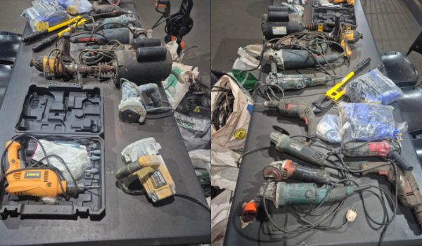 PM recupera ferramentas furtadas que seriam vendidas a ferro-velho no Maurício Arantes, em Rio Verde