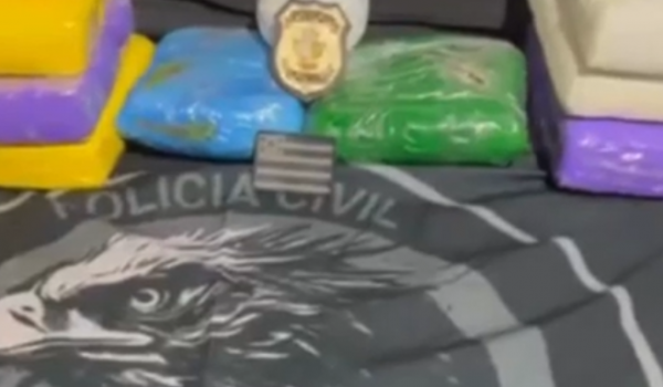 Polícia Civil barra droga e arma avaliadas em R$ 500 mil antes de chegarem a Goiás 