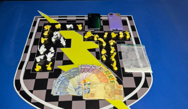 Polícia Militar prende suspeito de tráfico no bairro Promissão, em Rio Verde