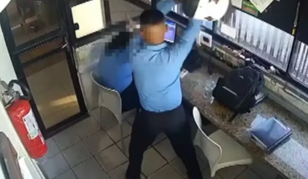 Porteiro que agrediu colega com capacete em Salvador é liberado após depoimento