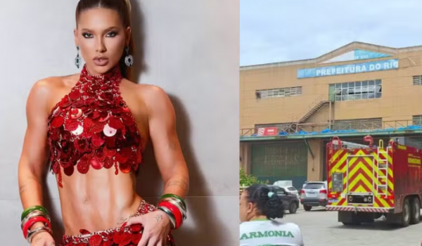 Princípio de incêndio atinge barracão de escola de samba do RJ e Virginia Fonseca se pronuncia