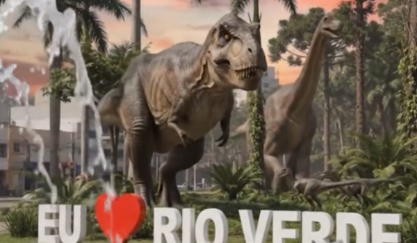 Rio Verde receberá parque temático com dinossauros gigantes e atrações interativas