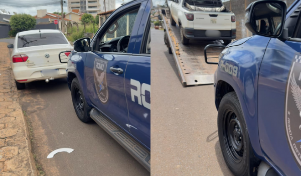 ROMU localiza carro furtado em Itarumã e recupera outro veículo em Rio Verde