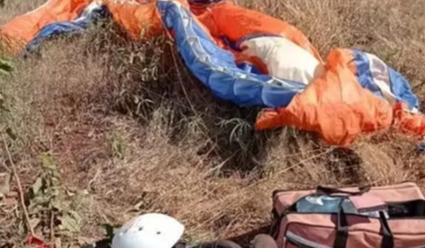 Piloto de parapente sofre queda de 10 metros em Iporá