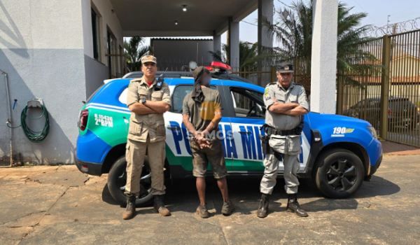 Homem é preso após colocar fogo em lote no Setor Industrial de Rio Verde