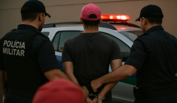 Atuação rápida da Polícia Militar garante prisão de homem que descumpriu medida protetiva