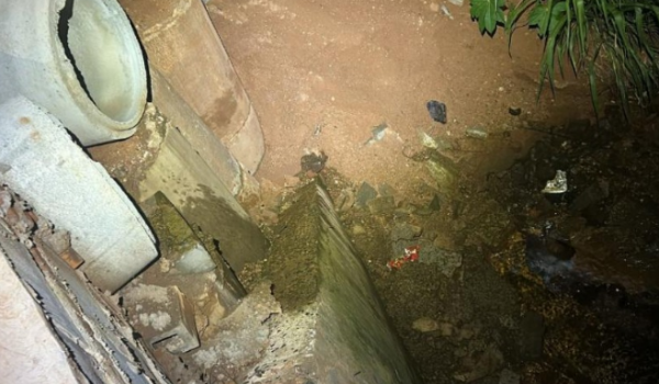 Homem é flagrado descartando dejetos animais em córrego e é conduzido pela GCM no Gameleira II
