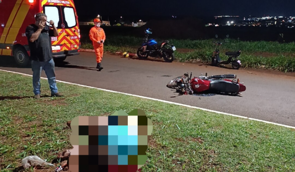 Motociclista morre após sofrer traumatismo craniano grave em acidente próximo ao aeroporto de Rio Verde