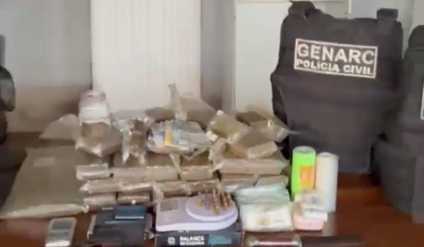 Polícia Civil prende dois irmãos por tráfico de drogas e apreende entorpecentes e munições em Santa Helena