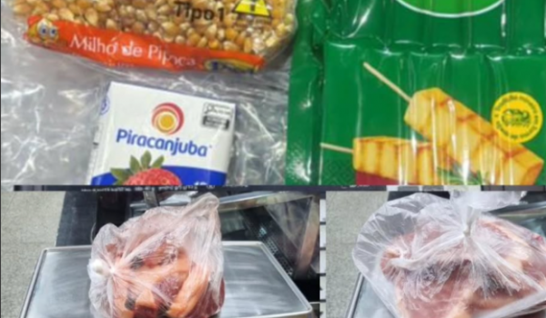 Funcionário é detido suspeito de furtar mercadorias em supermercado no bairro Gameleira