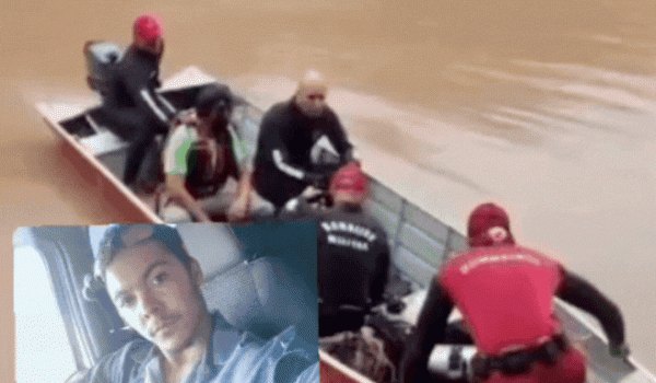 Jovem desaparece após mergulhar no Rio Claro em Jataí; buscas seguem pelo terceiro dia