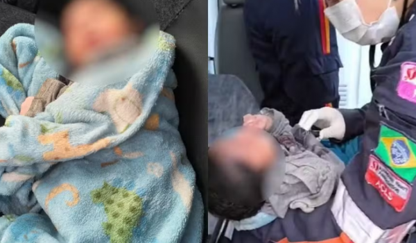 Bebê abandonado em caixa de papelão na GO-403 é socorrido e ganha nome