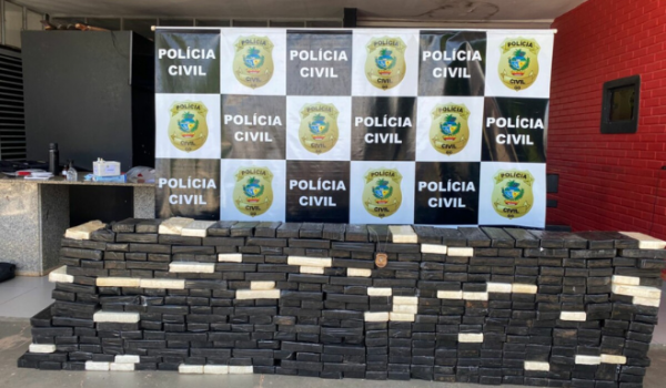 PC apreende meia tonelada de cocaína avaliada em R$ 40 milhões, em Porangatu 